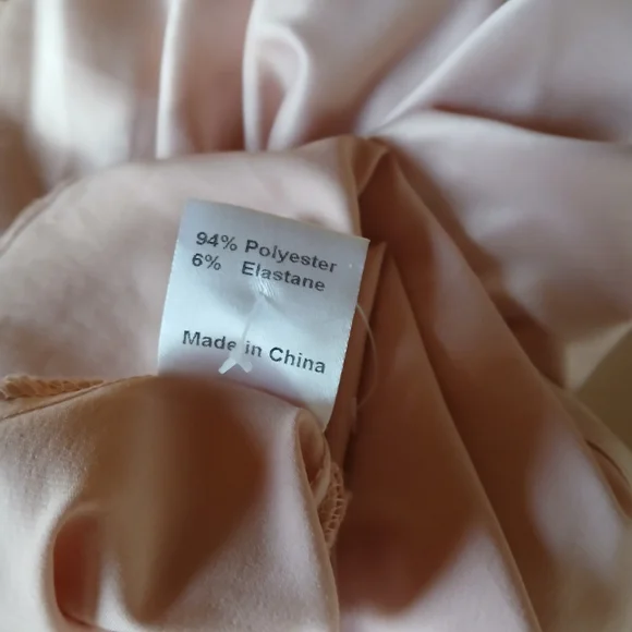 Princess Polly Pink V Neck Maxi Slip Dress Size 2 - Picture 9 of 9